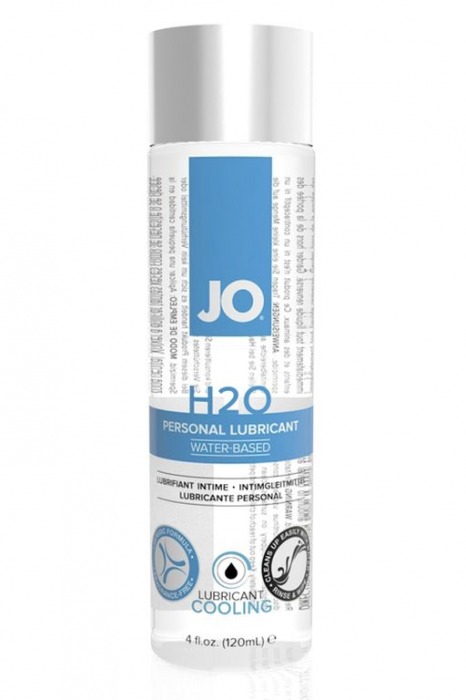 Охлаждающий лубрикант на водной основе JO Personal Lubricant H2O COOLING - 120 мл. - System JO - купить с доставкой в Раменском