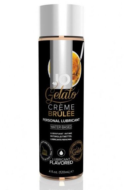 Лубрикант с ароматом крем-брюле JO GELATO CREME BRULEE - 120 мл. - System JO - купить с доставкой в Раменском