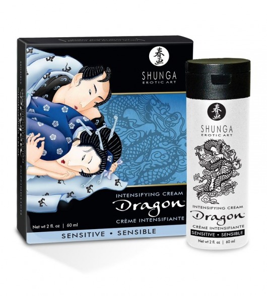 Интимный мужской крем SHUNGA DRAGON SENSITIVE - 60 мл. - Shunga - купить с доставкой в Раменском