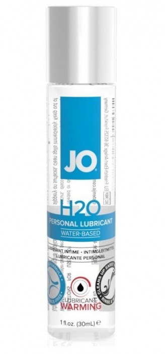 Возбуждающий лубрикант на водной основе JO Personal Lubricant H2O Warming - 30 мл. - System JO - купить с доставкой в Раменском