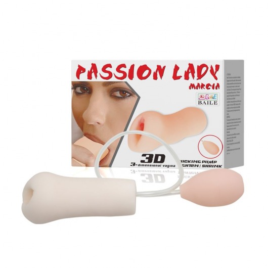 Мастурбатор Passion Lady Marcia с грушей для имитации посасывания - Baile - в Раменском купить с доставкой