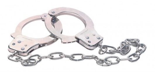 Наручники из металла с длинной цепочкой CHROME HANDCUFFS METAL HANDCUFFS W. KEY - NMC - купить с доставкой в Раменском