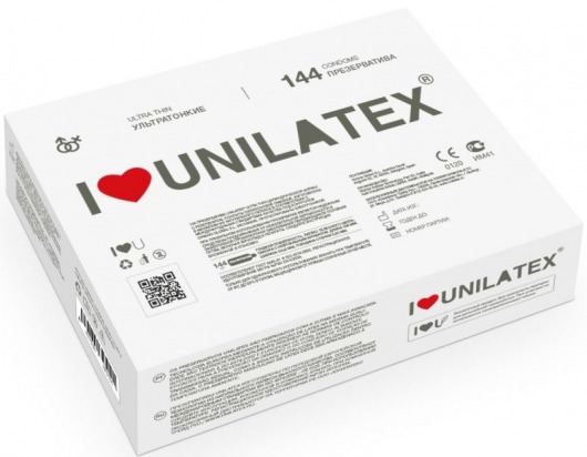 Ультратонкие презервативы Unilatex Ultra Thin - 144 шт. - Unilatex - купить с доставкой в Раменском