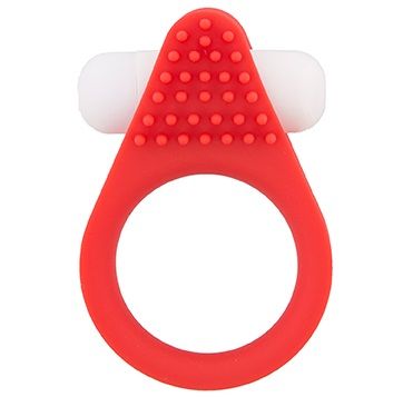 Красное эрекционное кольцо LIT-UP SILICONE STIMU RING 1 RED - Dream Toys - в Раменском купить с доставкой