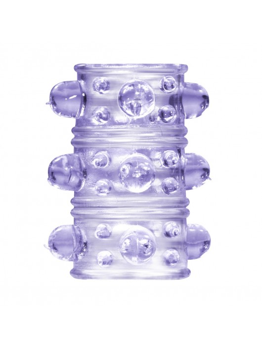 Фиолетовая насадка на пенис Rings Armour - Lola Games - в Раменском купить с доставкой