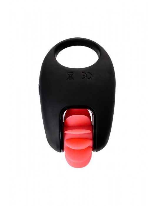 Чёрно-красное эрекционное виброкольцо Erotist - Erotist Adult Toys - в Раменском купить с доставкой