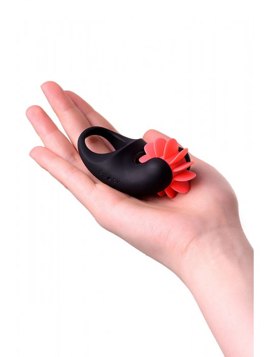 Чёрно-красное эрекционное виброкольцо Erotist - Erotist Adult Toys - в Раменском купить с доставкой