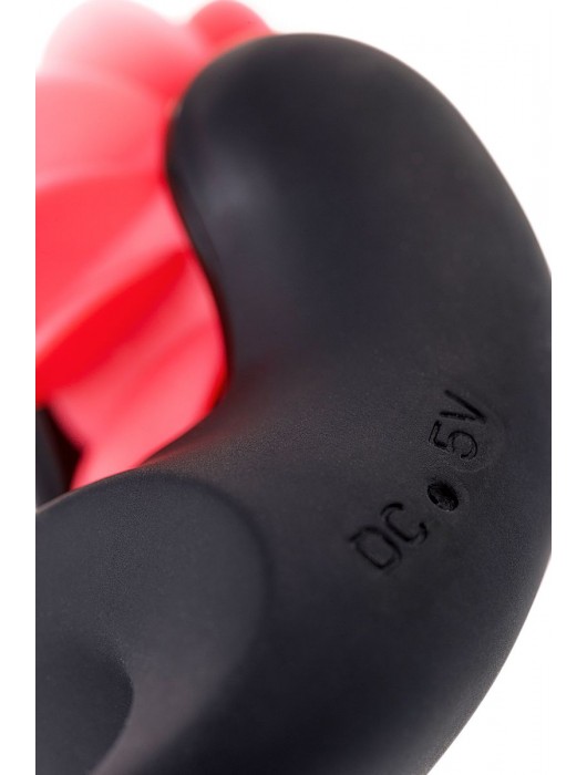 Чёрно-красное эрекционное виброкольцо Erotist - Erotist Adult Toys - в Раменском купить с доставкой