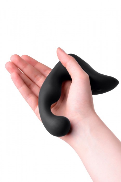 Чёрный изогнутый вибростимулятор простаты Erotist - Erotist Adult Toys - в Раменском купить с доставкой