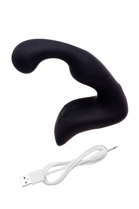 Чёрный изогнутый вибростимулятор простаты Erotist - Erotist Adult Toys - в Раменском купить с доставкой