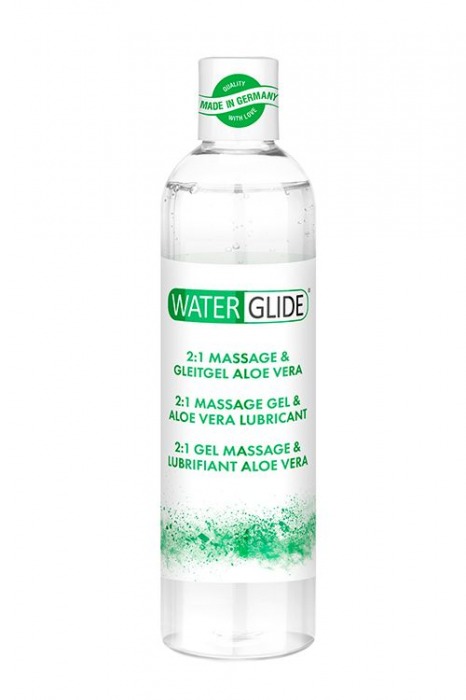 Гель-смазка 2-в-1 MASSAGE   LUBRICANT ALOE VERA - 300 мл. - Waterglide - купить с доставкой в Раменском