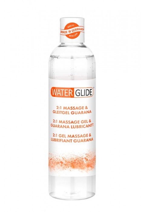 Гель-смазка 2-в-1 MASSAGE   LUBRICANT GUARANA - 300 мл. - Waterglide - купить с доставкой в Раменском