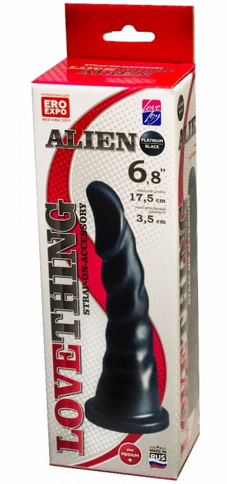 Насадка для трусиков харнесс Alien - 17,5 см. - LOVETOY (А-Полимер) - купить с доставкой в Раменском