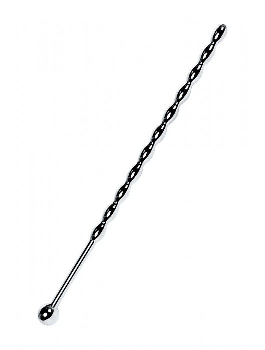 Серебристый длинный уретральный плаг-косичка TOYFA Metal - 15,7 см. - ToyFa - купить с доставкой в Раменском