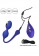 Фиолетовые виброшарики с электростимуляцией Impulse Intimate E-Stimulator Dual Kegel - California Exotic Novelties - купить с доставкой в Раменском