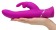 Лиловый вибратор Curve Thrusting Rechargeable Rabbit Vibrator - 24,1 см. - Happy Rabbit купить в Раменском с доставкой в Orgasmix.ru Лиловый вибратор Curve Thrusting Rechargeable Rabbit Vibrator - 24,1 см. - Happy Rabbit