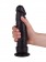 Крупный чёрный фаллоимитатор без мошонки - 20,5 см. - LOVETOY (А-Полимер) купить с доставкой в интернет-магазине Orgasmix в Раменском Крупный чёрный фаллоимитатор без мошонки - 20,5 см. - LOVETOY (А-Полимер)