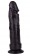 Крупный чёрный фаллоимитатор без мошонки - 20,5 см. - LOVETOY (А-Полимер) купить с доставкой в интернет-магазине Orgasmix в Раменском Крупный чёрный фаллоимитатор без мошонки - 20,5 см. - LOVETOY (А-Полимер)