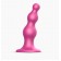 Розовый стимулятор-ёлочка Dildo Plug Beads Framboise Size M - 15 см. - Strap-on-me
