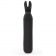 Черная вибропуля с ушками Rechargeable Rabbit Ears Bullet Vibrator - Happy Rabbit