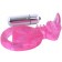 Розовая вибронасадка со стимулятор клитора   Язычок - Toyfa Basic - в Раменском купить с доставкой