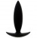 Чёрная мини-пробка для анальной стимуляции BOOTYFUL ANAL PLUG XTRA SMALL BLACK - 9 см. - Dream Toys в Раменском Чёрная мини-пробка для анальной стимуляции BOOTYFUL ANAL PLUG XTRA SMALL BLACK - 9 см. - Dream Toys