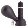 Черный вибратор с грушей на сосок - ToyFa в Раменском Черный вибратор с грушей на сосок - ToyFa