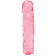 Розовый прозрачный гелевый фаллоимитатор Сristal Jellies - 20 см. - Doc Johnson купить с доставкой в интернет-магазине Orgasmix в Раменском Розовый прозрачный гелевый фаллоимитатор Сristal Jellies - 20 см. - Doc Johnson
