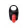 Чёрно-красное эрекционное виброкольцо Erotist - Erotist Adult Toys - в Раменском купить с доставкой